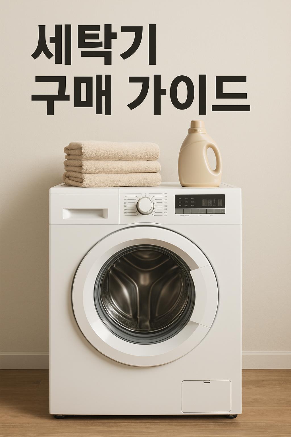 세탁기 구매 가이드
