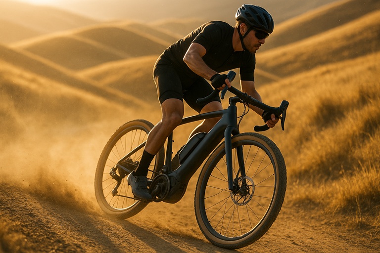Giant Revolt E+ 콘셉트 그라블 주행 컷