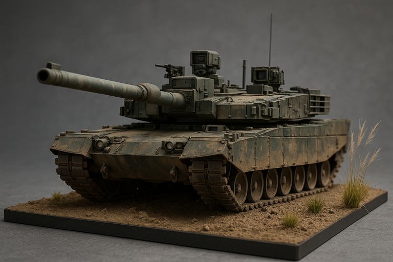 1/35 현대식 전차 디오라마(웨더링 샘플)